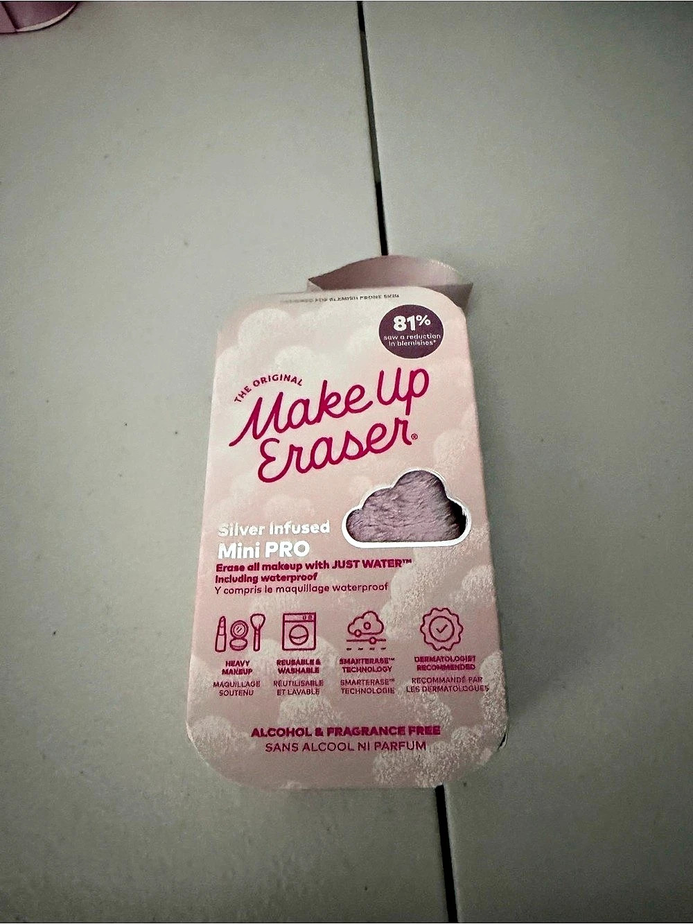 Make Up Eraser MakeUp Eraser Silver Infused Mini Pro Mini Pro Makeup Eraser NWT